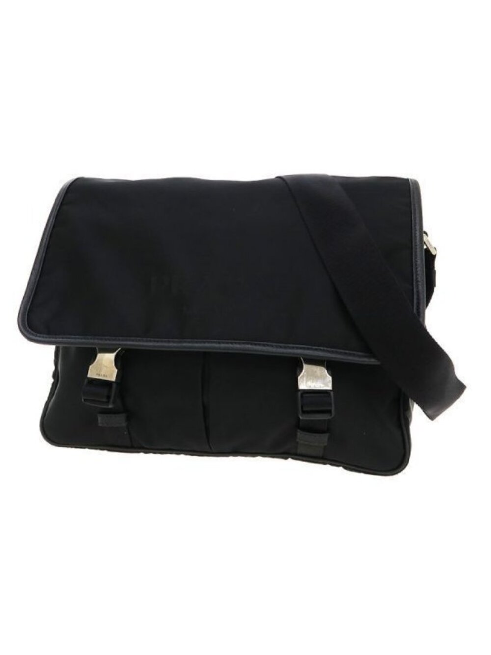 Prada Nylon Shoulder Bag Black